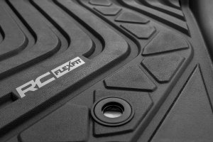 Toyota Tacoma Flex-Fit Floor Mats - Front - Rough Country - '16-'23
